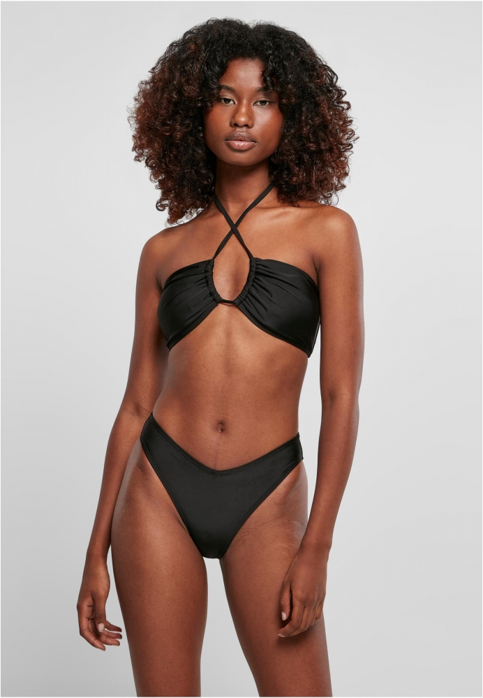 Costum de baie bikini Recycled Hot V pentru Femei negru Urban Classics