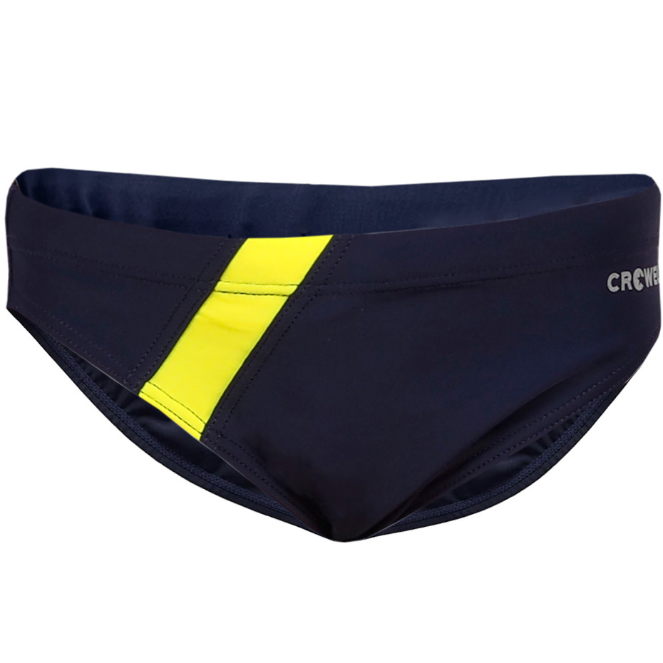 Costum de baie For Crowell Oscar Col.02 bleumarin-galben pentru baieti