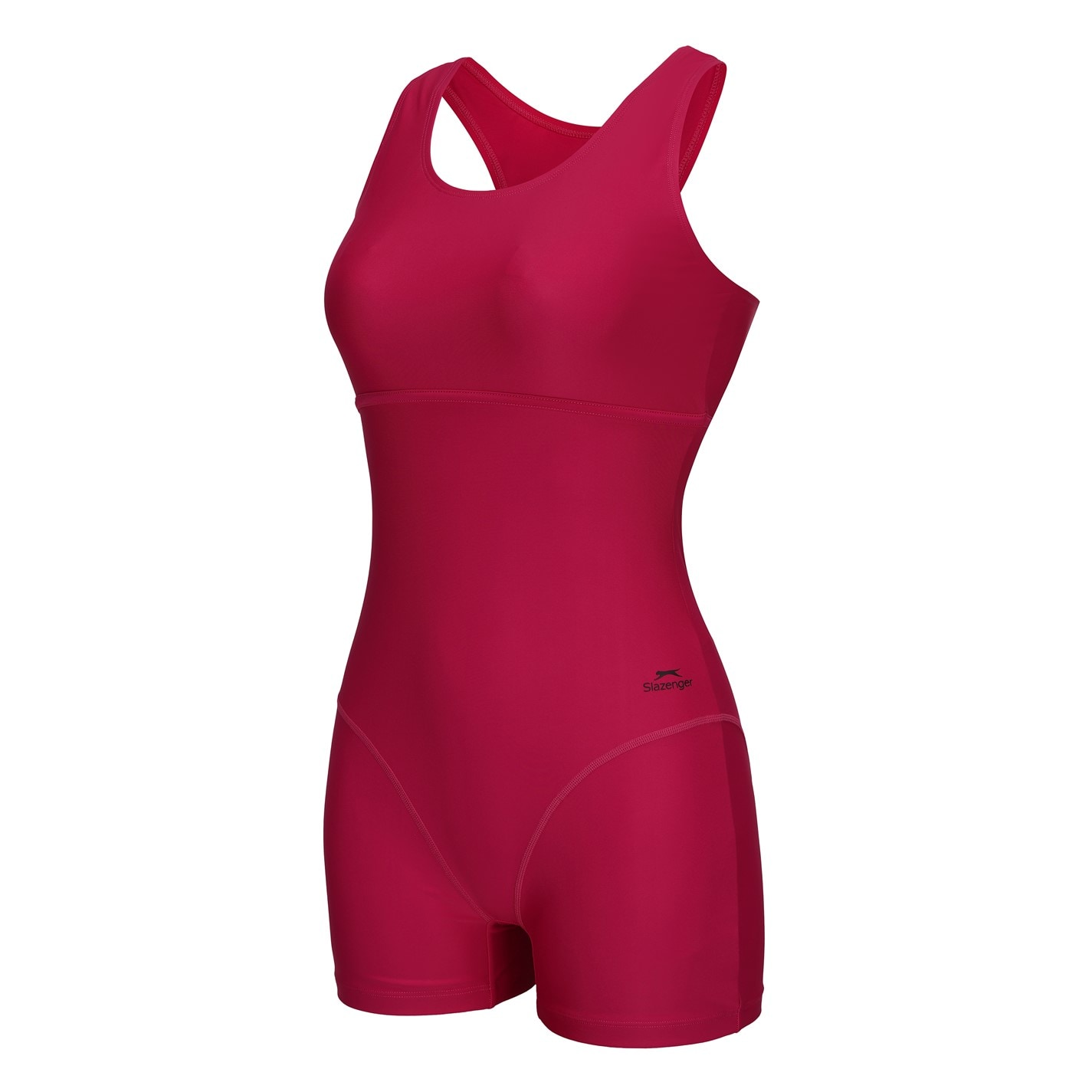 Costum de baie intreg cu pantaloni scurti Slazenger LYCRA® XTRA LIFE™ pentru Femei roz