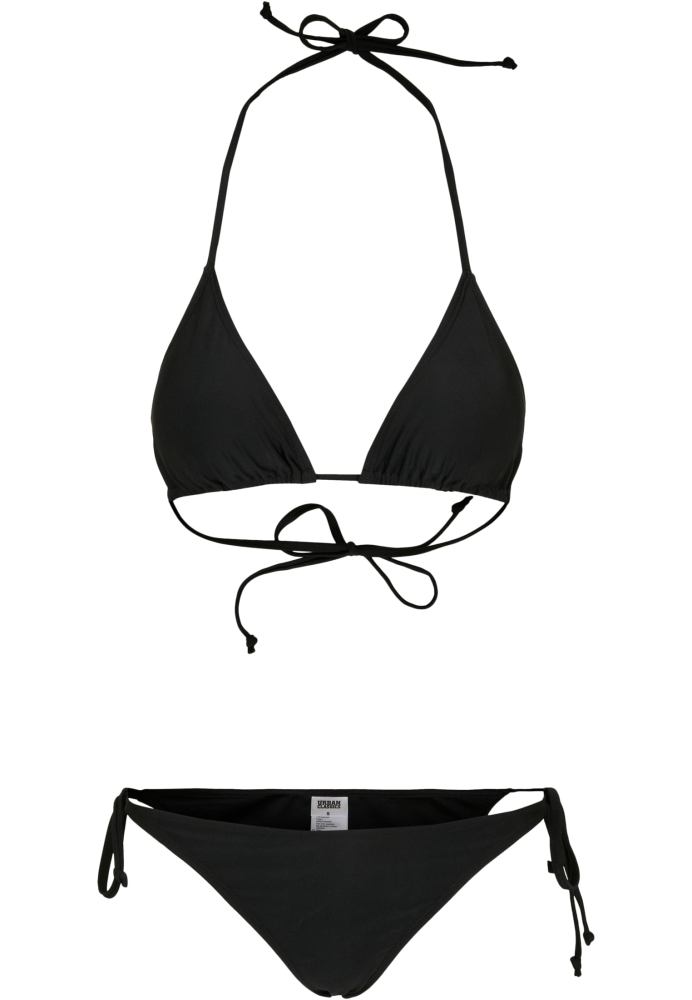 Costum de baie Triangle Recycled pentru Femei negru Urban Classics