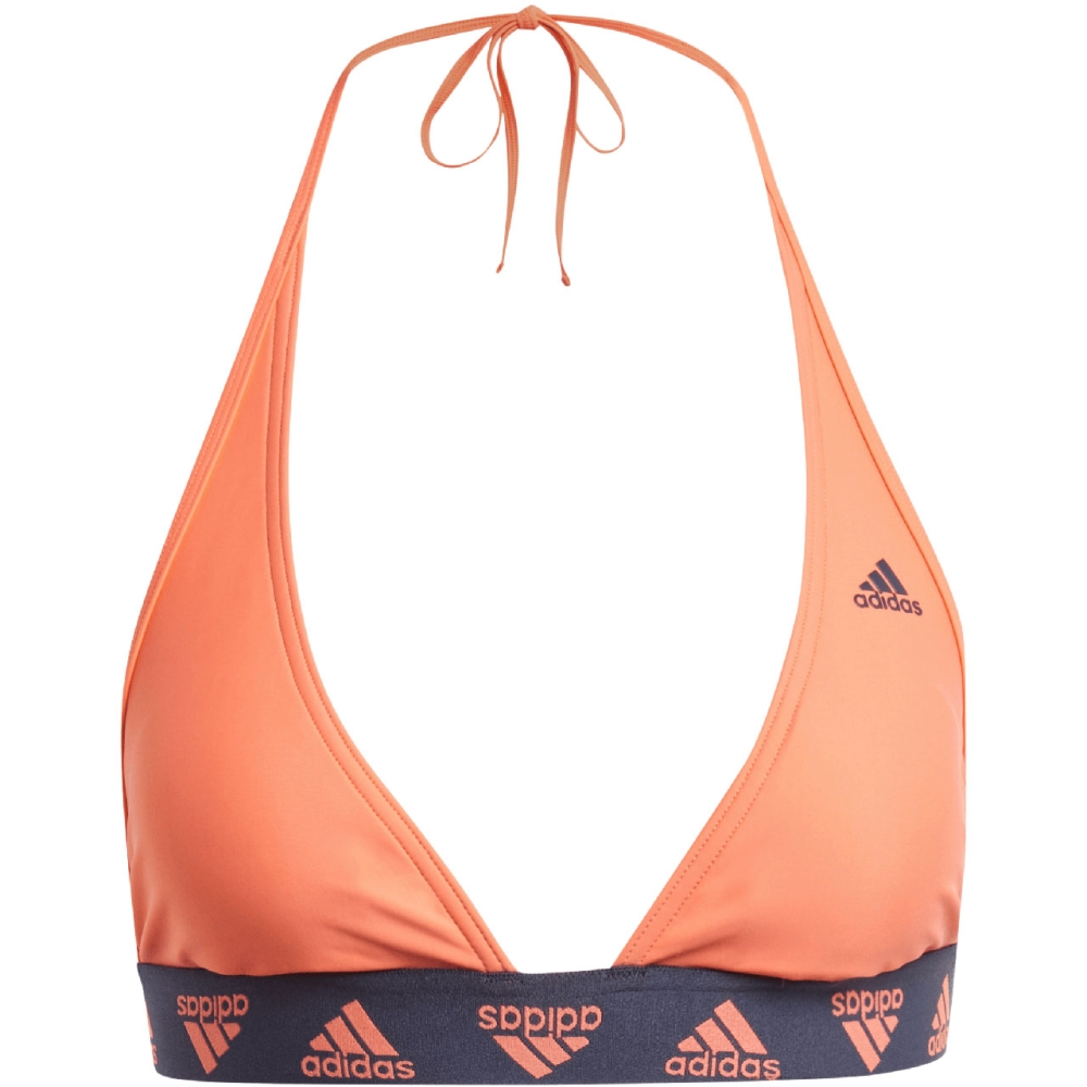 Costum de Inot Adidas Neckholder portocaliu-gri HR4397 pentru Femei