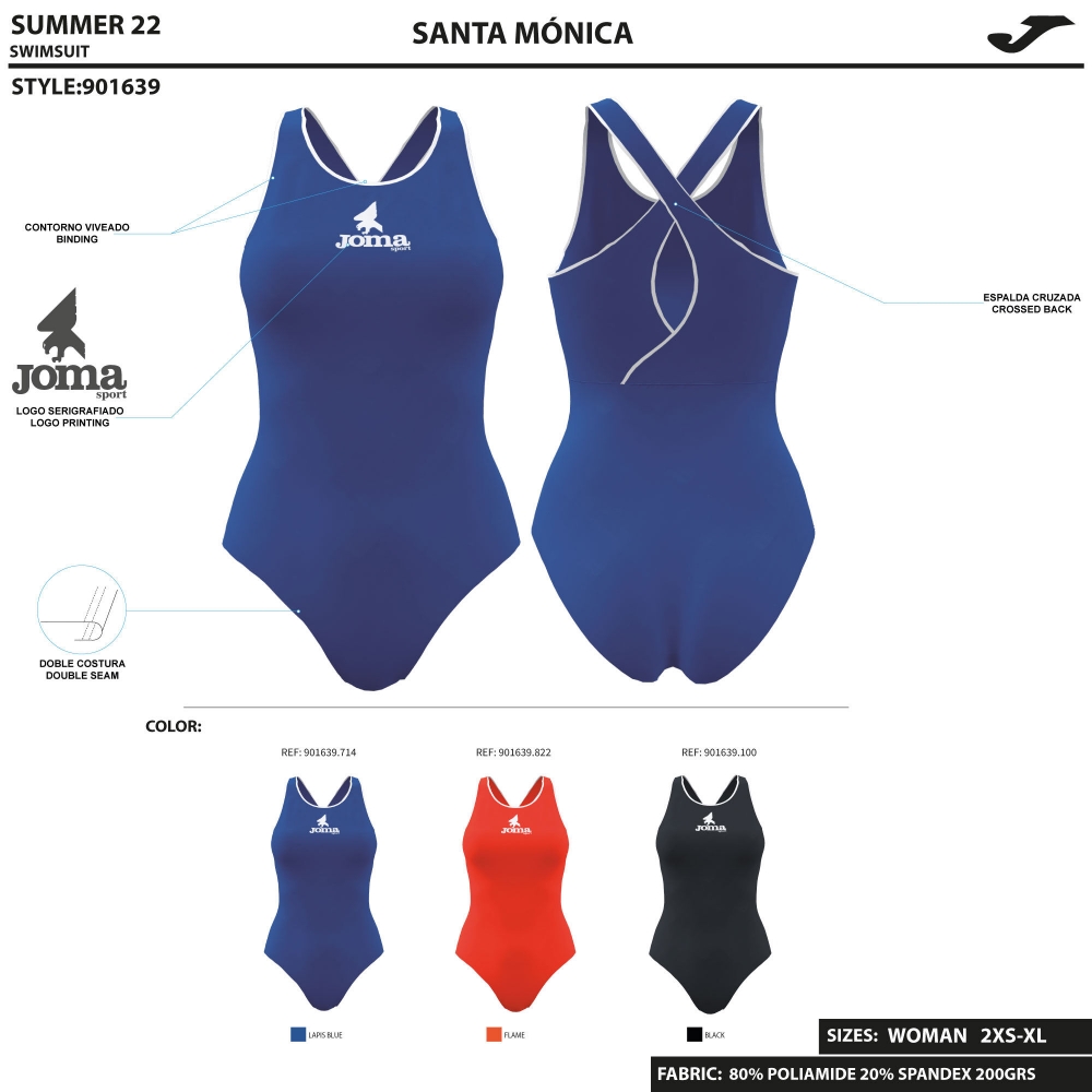 Costum de Inot Joma Shark portocaliu