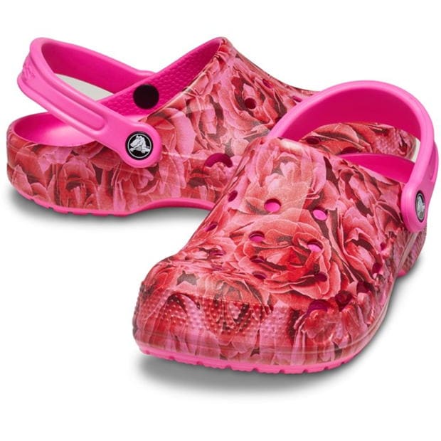 Crocs Baya FloralClg femei galben roz