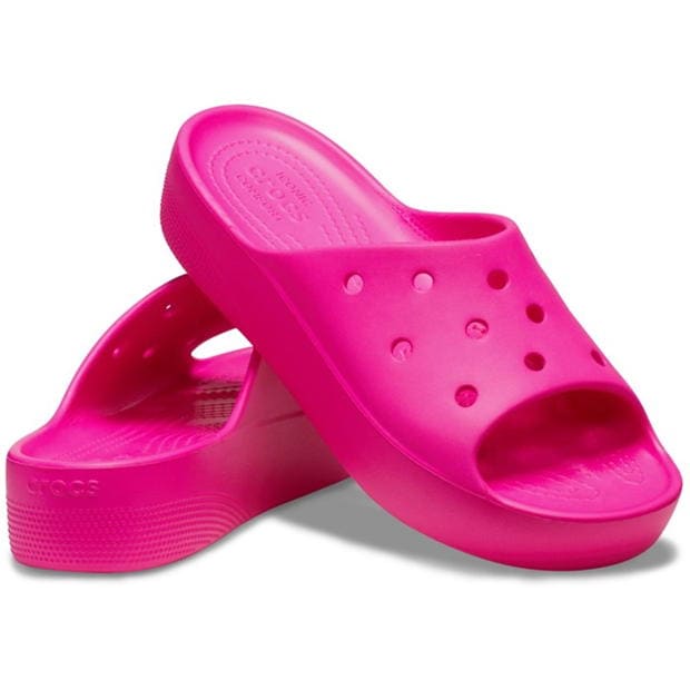 Crocs clasic Pltfrm femei roz crush