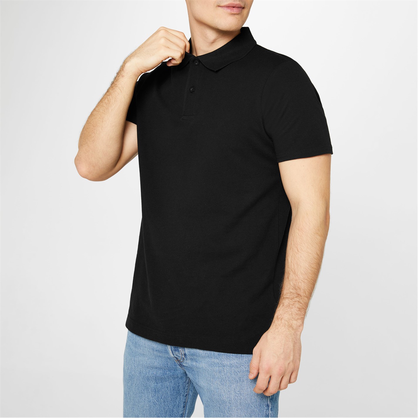 Donnay Two . Polo Shirts pentru Barbati negru