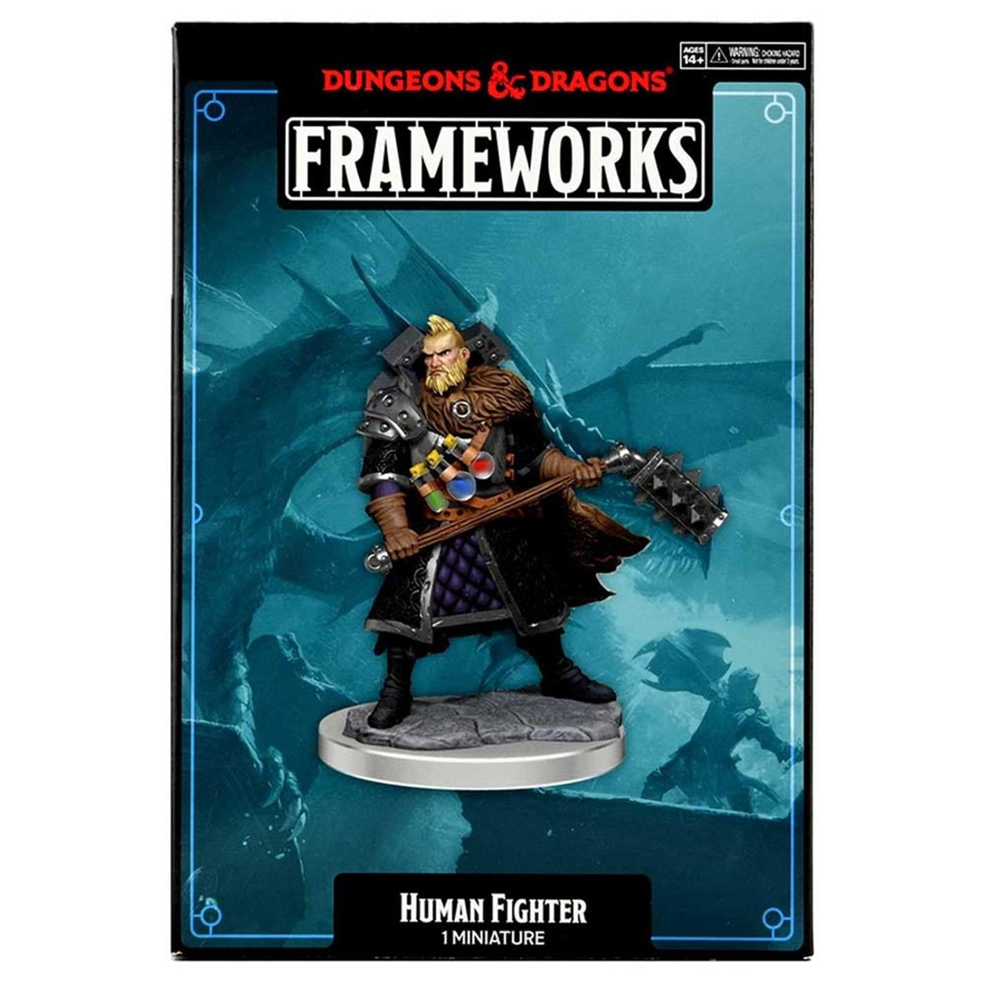 Dungeons and Dragons Dungeons & Dragons Frameworks: Human Fighter Male multicolor