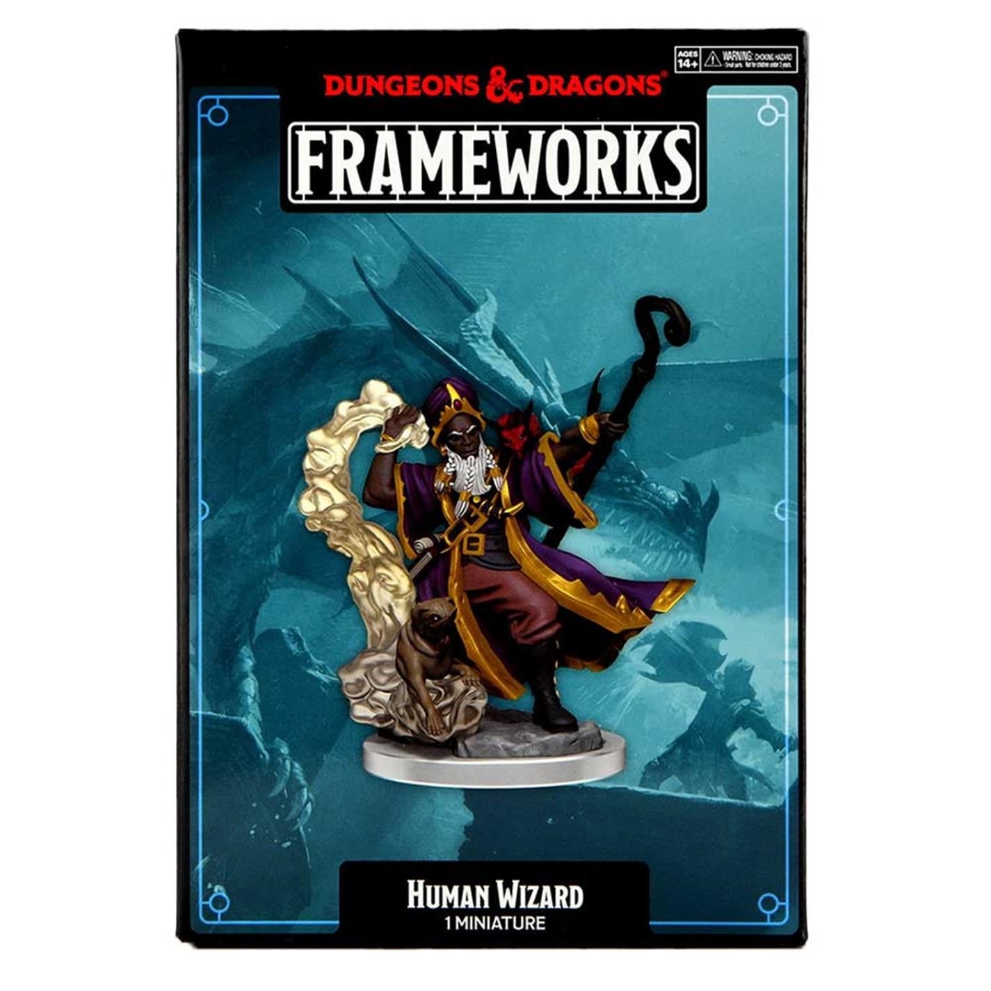 Dungeons and Dragons Dungeons & Dragons Frameworks: Human Wizard Male multicolor