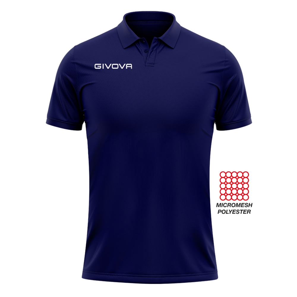 Echipament casual sport POLO cu buzunar Givova bleumarin