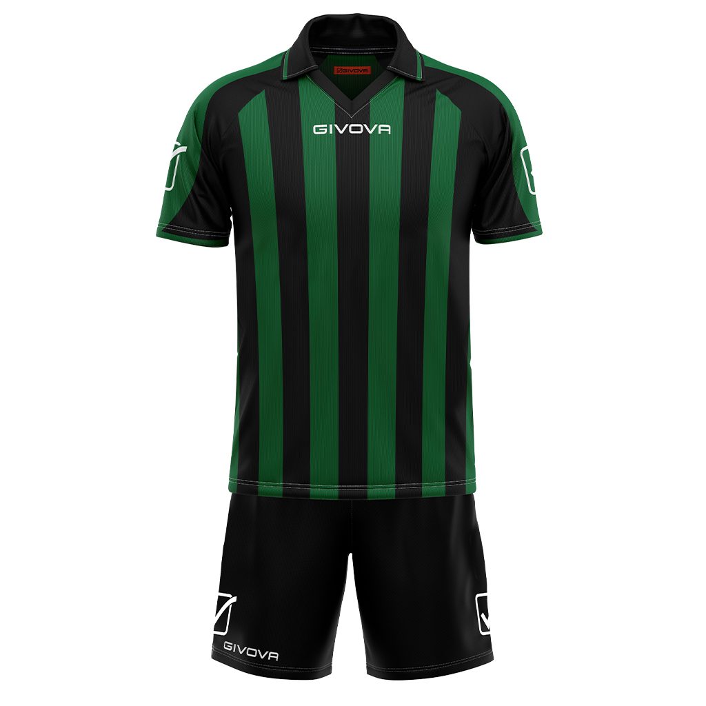 Echipament fotbal KIT Suporter MC Givova negru verde