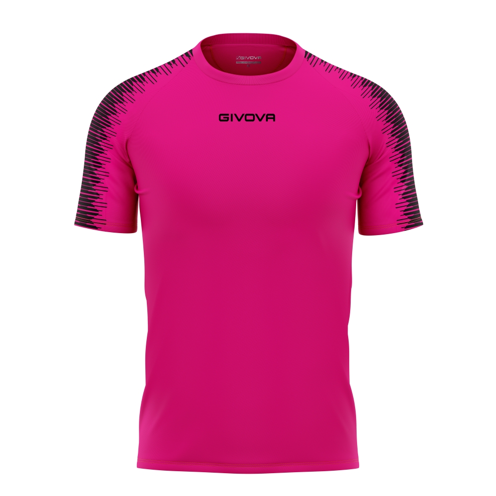 Echipament fotbal SHIRT CLUB IN plasa Givova roz fucsia negru