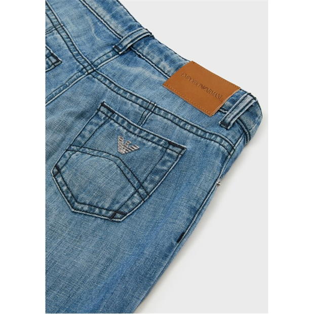 EMPORIO ARMANI Emporio 5 Pckt copii denim bleumarin