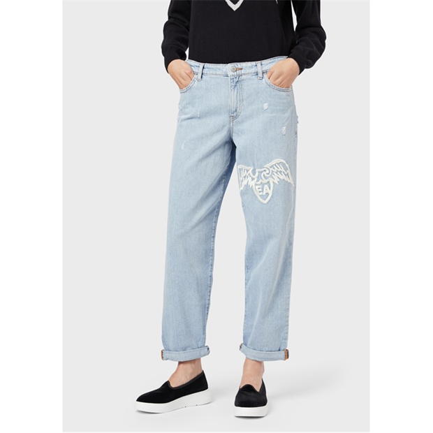 Emporio Armani Emporio Logo Dtl Jns femei lt denim wah