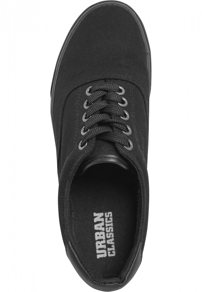 Espadrile cu siret negru negru Urban Classics