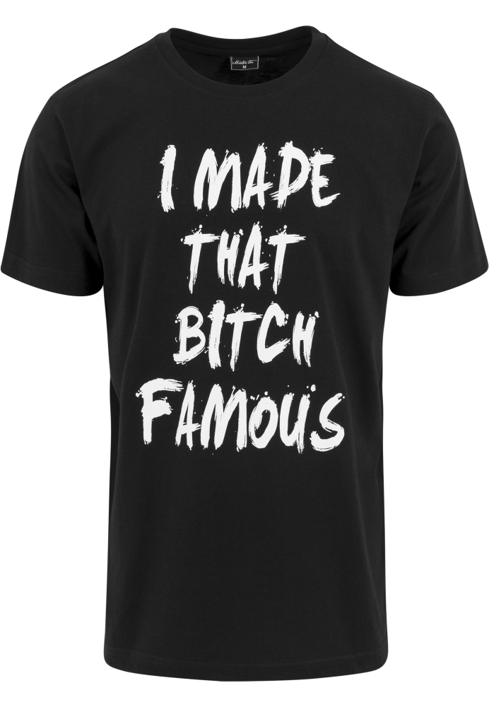 Tricou Famous negru Mister Tee