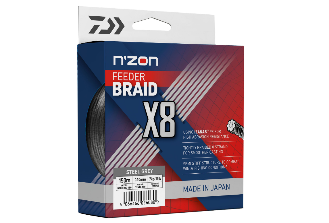 FIR NZON 8XBRAID STEEL gri 010MM 7,0KG 150M DAIWA