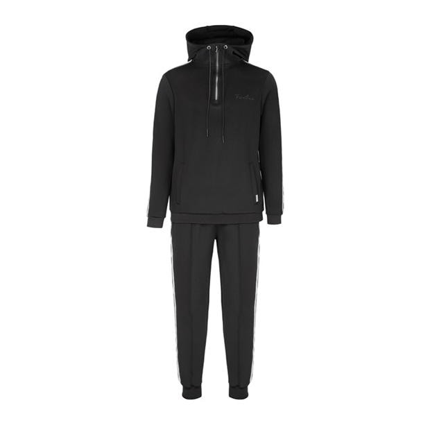 Firetrap quarter cu fermoar Tracksuits pentru Barbati negru