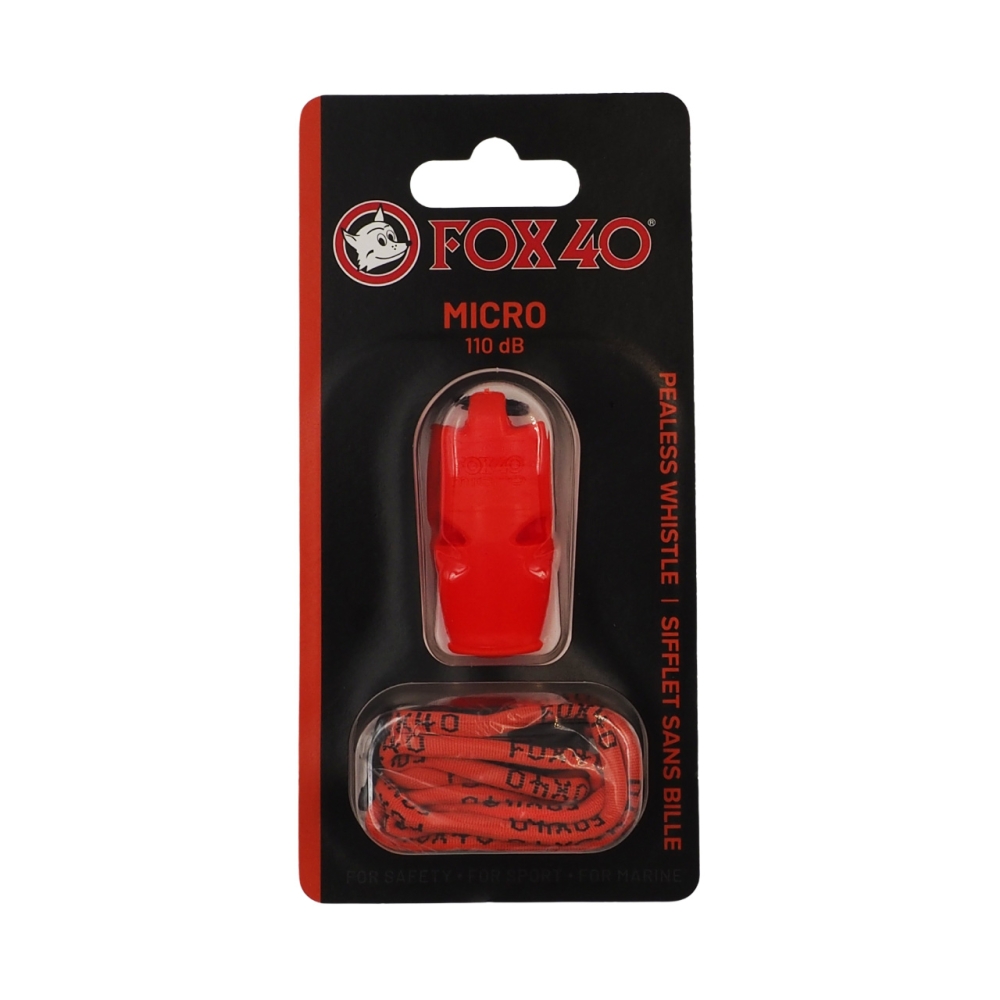 Fluiere Fox 40 Micro portocaliu cu string 9513-0308