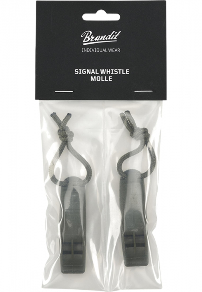 Set de 2 Fluiere Signal Molle oliv Brandit