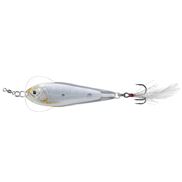 FLUTTER SHAD 7CM 28G SINKING argintiu PEARL LIVE TARGET