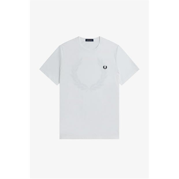 Fred Perry Fred Back Graph T pentru barbati alb