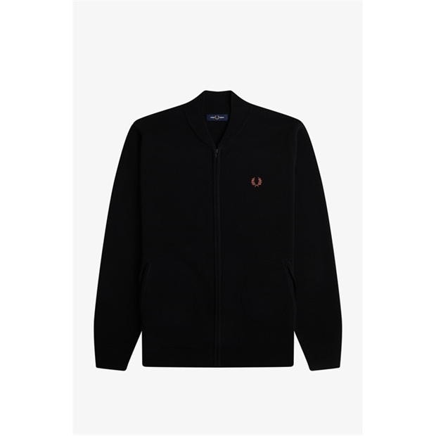 Fred Perry Fred tricot Bomber pentru barbati negru