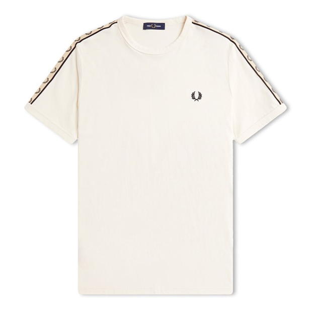 Fred Perry Tee alb negru s70