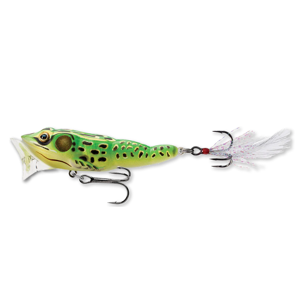 FROG POPPER 6,5CM 7G FLORO verde galben LIVE TARGET