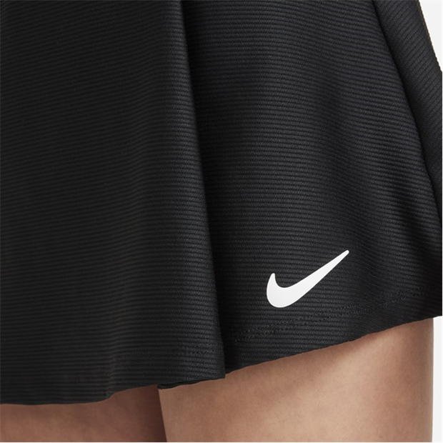 Fusta Nike Court Victory tenis pentru fetite negru alb