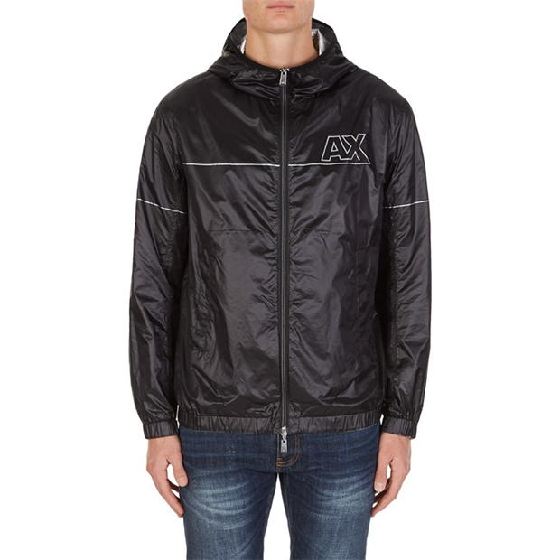 Geaca Armani Exchange AX Rev W Hd pentru barbati argintiu negru