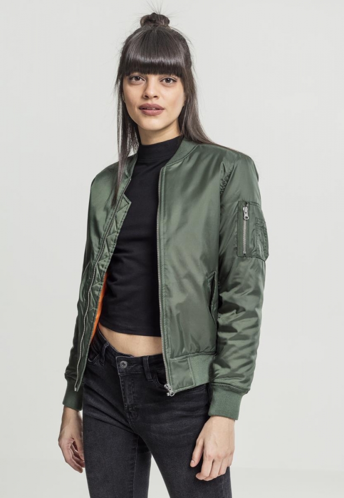 Geaca bomber primavara femei oliv Urban Classics