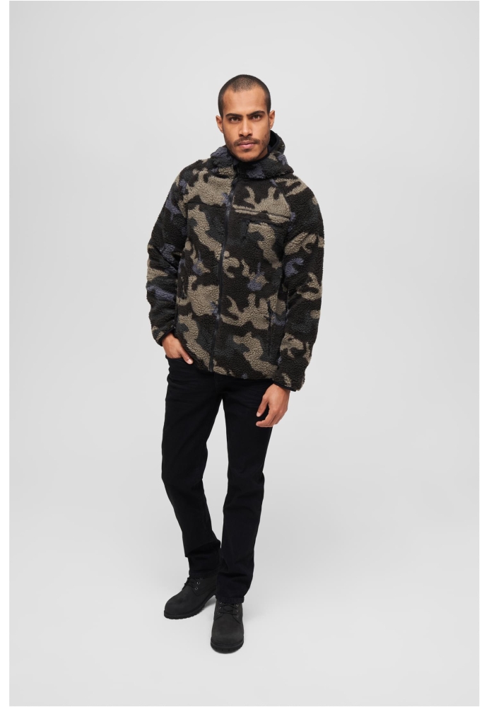 Geaca casual Teddyfleece camuflaj Brandit