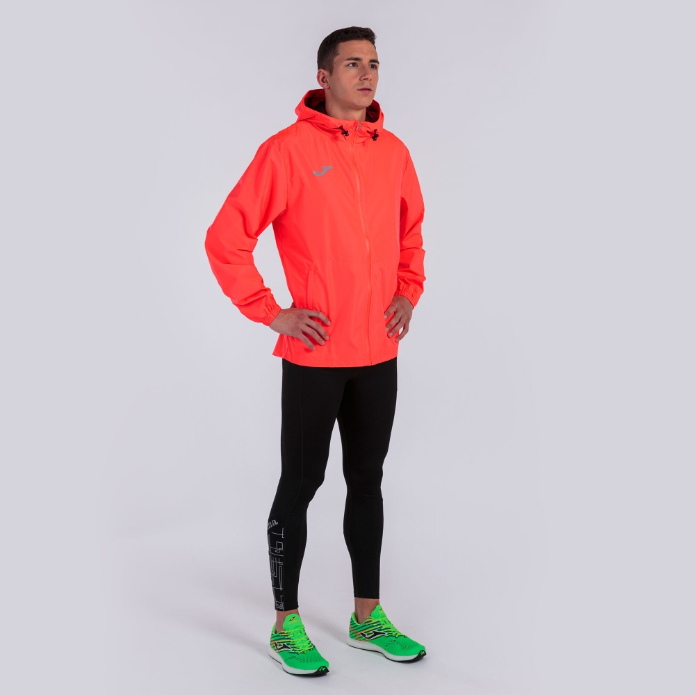 Geaca de ploaie Joma Elite Viii Fluor Coral fosforescent