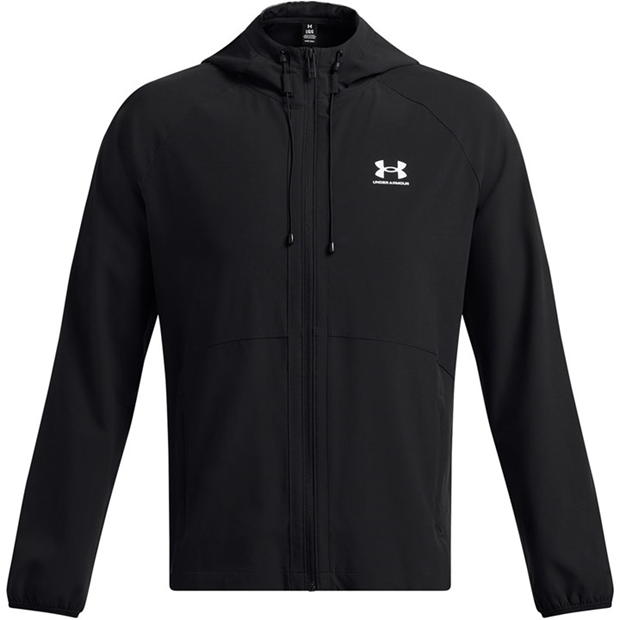 Geaca de vant Under Armour Strtch pentru barbati negru alb