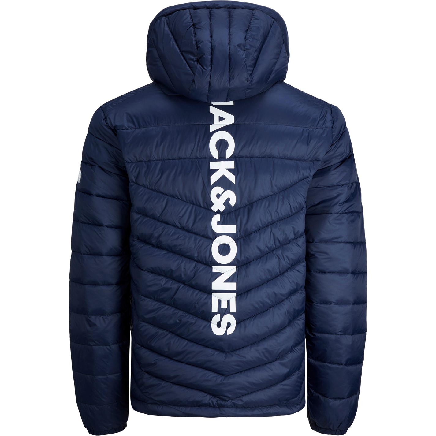 Geaca matlasata Jack and Jones Hero cu gluga marimi mari pentru Barbati bleumarin blazer