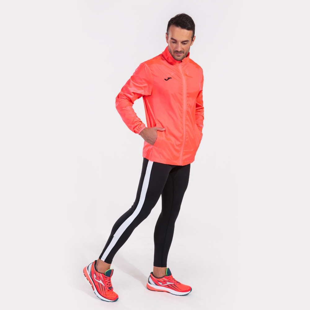 Geaca pentru vant Joma Elite Vii Fluor Coral fosforescent