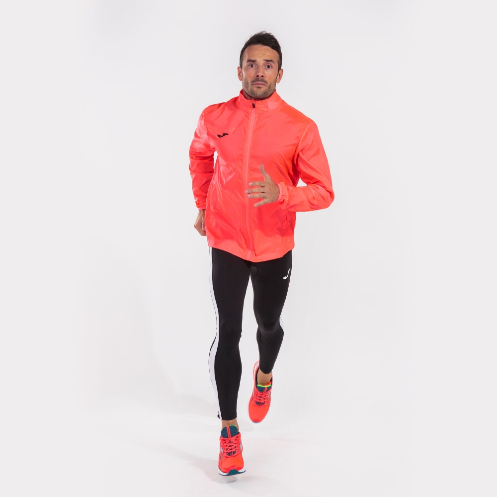 Geaca pentru vant Joma Elite Vii Fluor Coral fosforescent