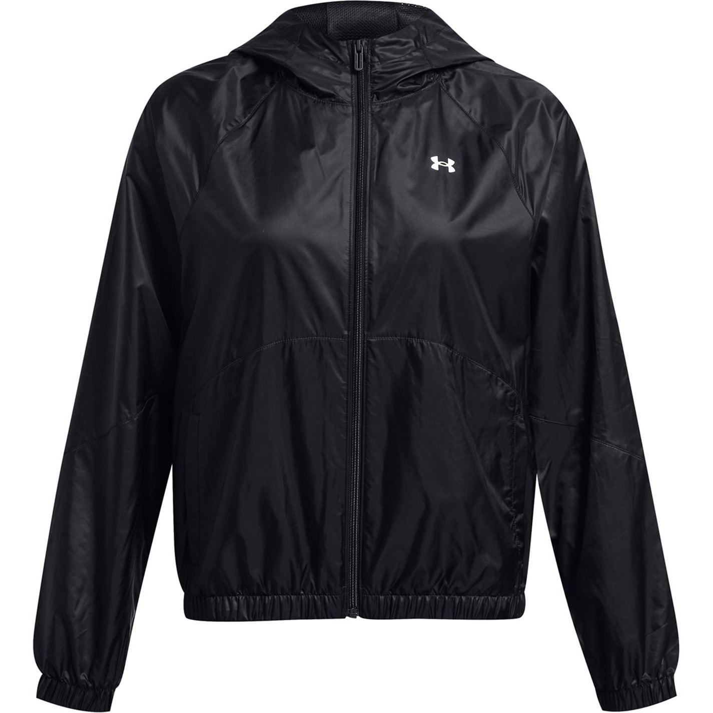 Geaca pentru vant Under Armour Rival Sport pentru femei negru alb