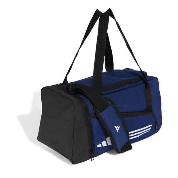 Geanta adidas 3 Stripes Duffle Unisex pentru adulti albastru alb