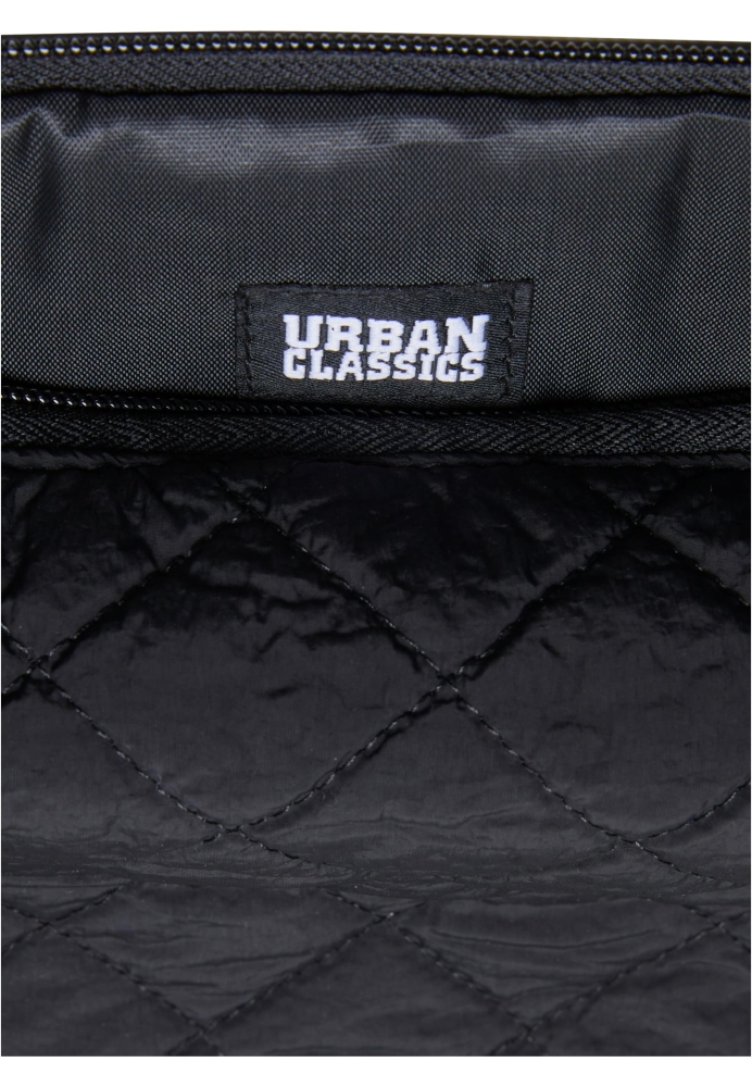 Geanta Medium Diamond matlasata negru Urban Classics