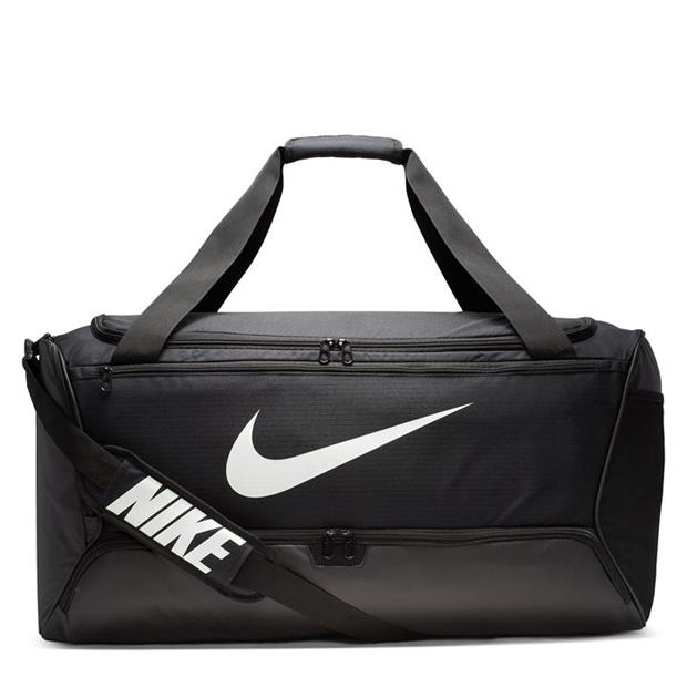 Geanta Nike Brasilia L antrenament negru alb