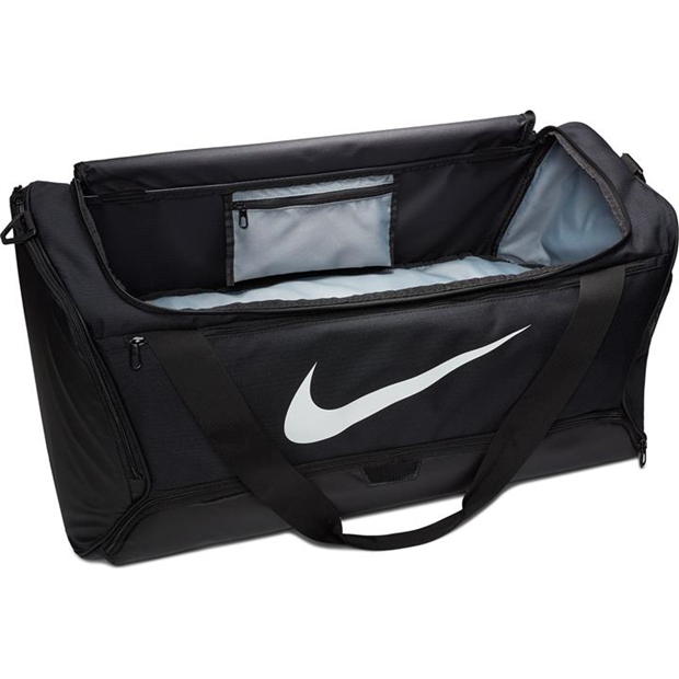 Geanta Nike Brasilia L antrenament negru alb