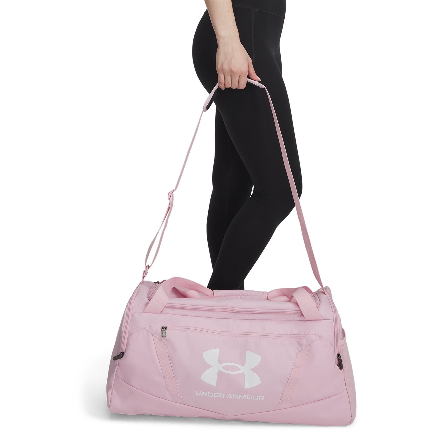 Geanta Under ARMOUR UA Undeniable 5.0 Medium Duffle prime roz alb