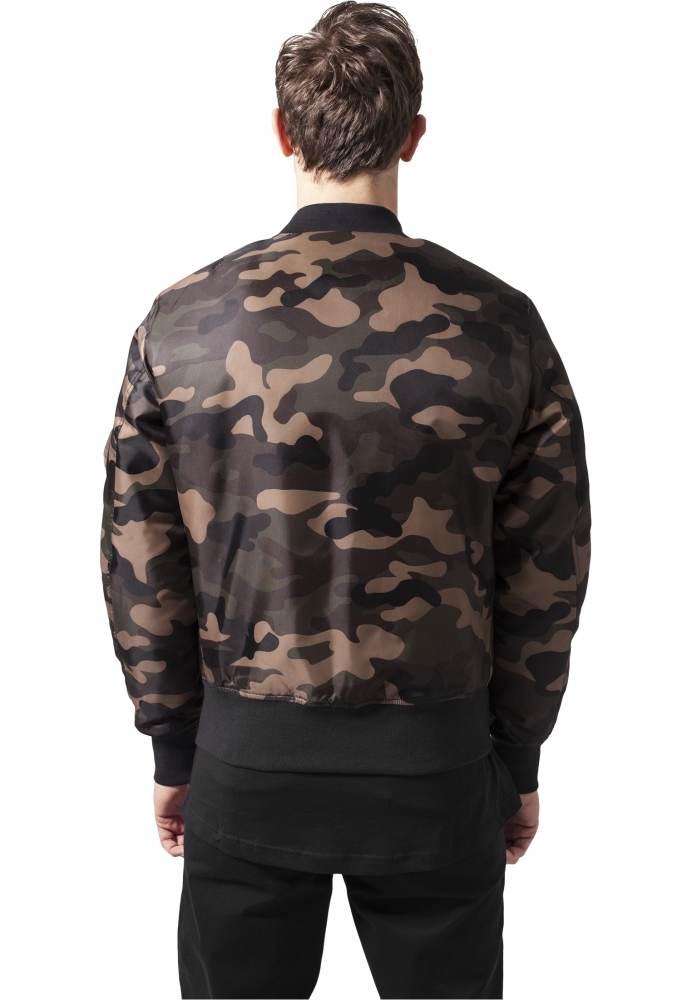 Geci bomber camuflaj wood camuflaj Urban Classics