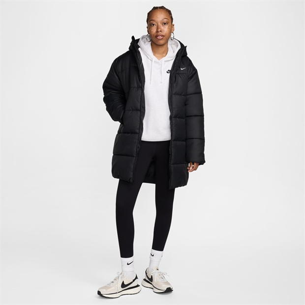 Geci groase Nike Sportswear clasic Puffer Therma-FIT Loose pentru femei negru