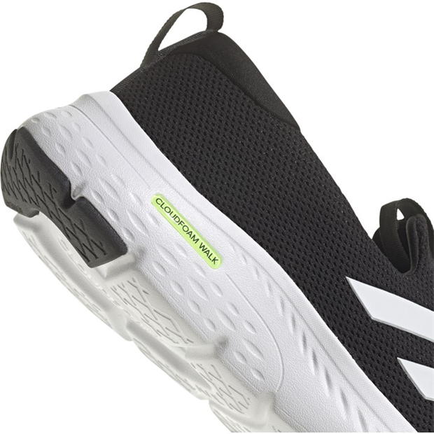 Ghete adidas Cloudfoam Move Lounger Slip On negru alb galben