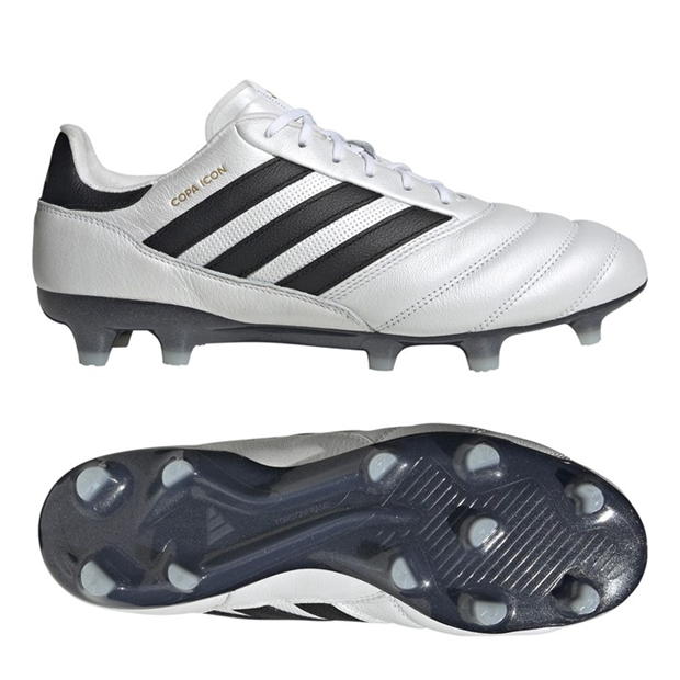 Ghete adidas Copa Icon Pro Firm Ground alb negru auriu