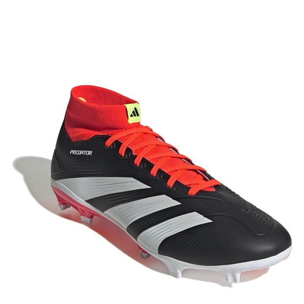 Ghete adidas Predator 24 League Firm Ground negru alb rosu