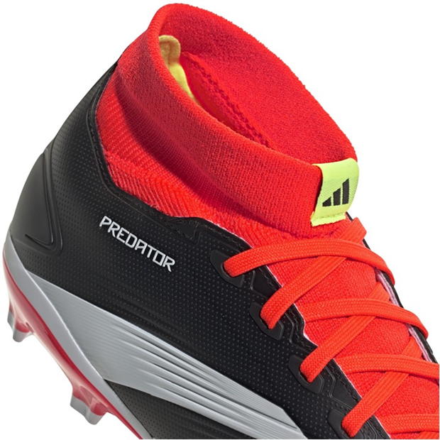 Ghete adidas Predator 24 League Firm Ground negru alb rosu