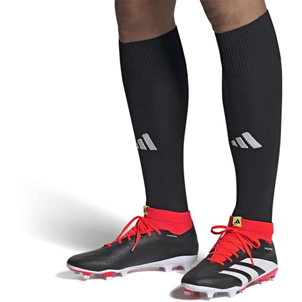 Ghete adidas Predator 24 League Firm Ground negru alb rosu