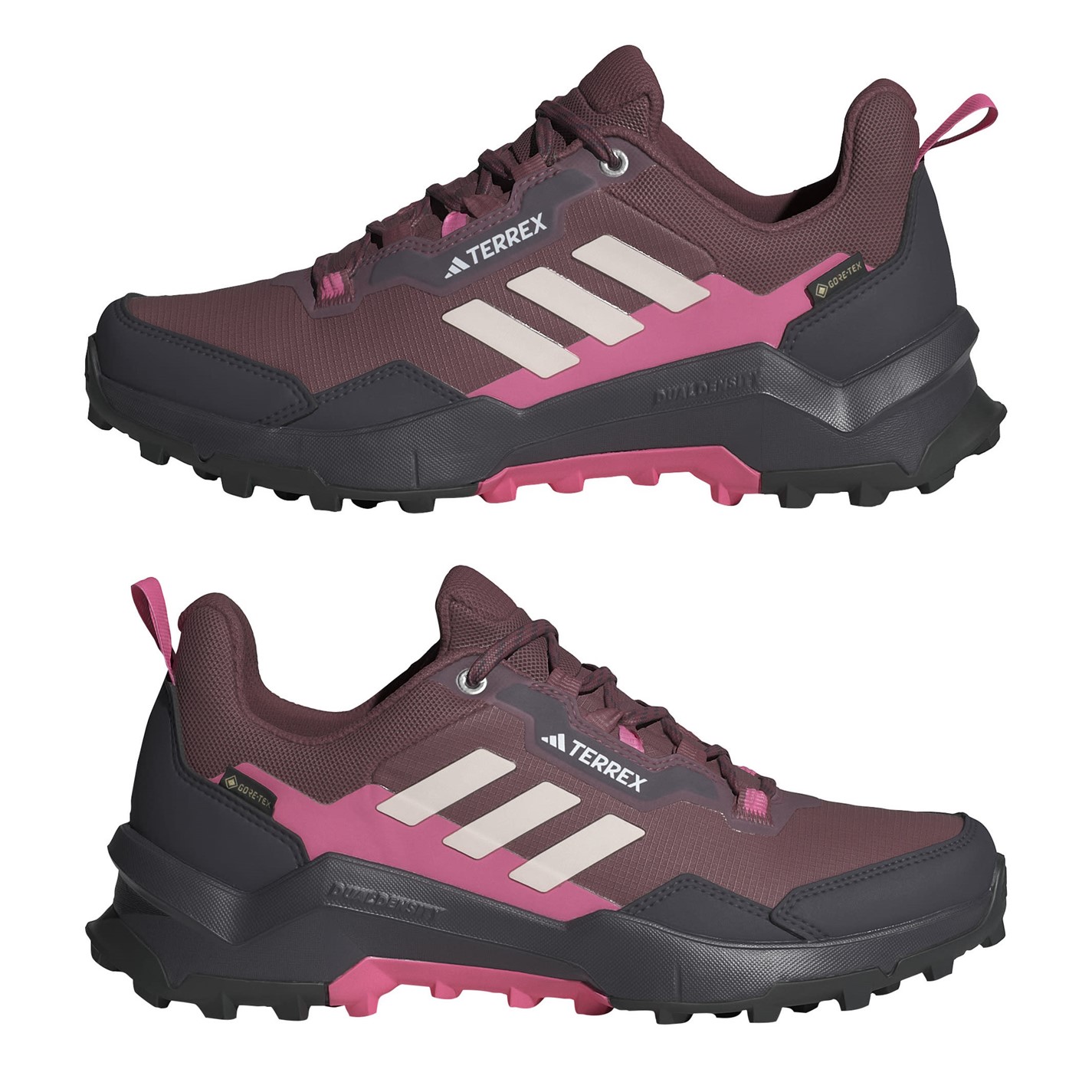 Ghete adidas Terrex Ax4 Gore Tex pentru femei quiet rosu inchis